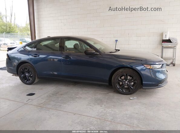 1HGCY1F46SA059252 2025 HONDA ACCORD Blue უკანა სალონის ხედი