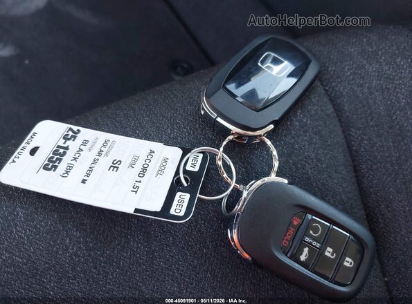 1HGCY1F46SA062975 2025 HONDA ACCORD Gray Вид панелі приладів