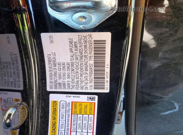 1HGCY1F49SA041537 2025 HONDA ACCORD Black 