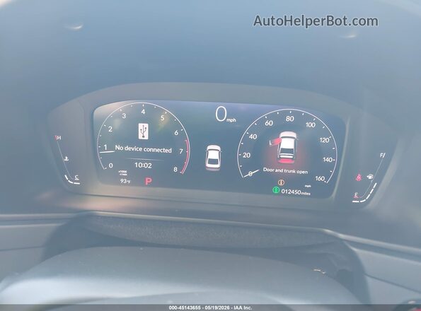 1HGCY1F4XSA043703 2025 HONDA ACCORD Blue Rear seats view