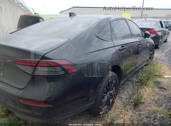 1HGCY1F4XSA061411 2025 HONDA ACCORD Black უკანა მარჯვენა