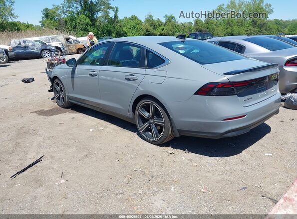 1HGCY2F50PA000199 2023 HONDA ACCORD Gray Tył lewy