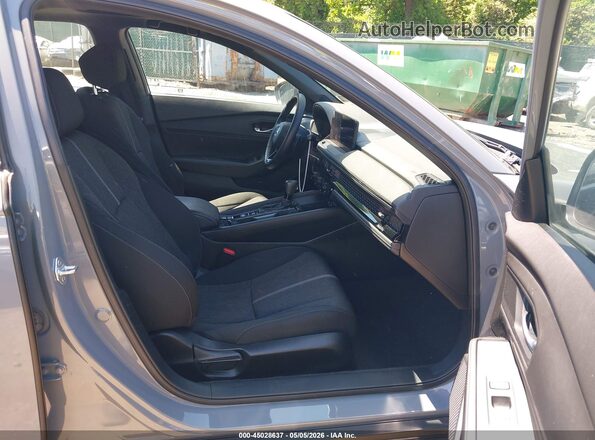 1HGCY2F50PA000199 2023 HONDA ACCORD Gray Widok wnętrza z przodu