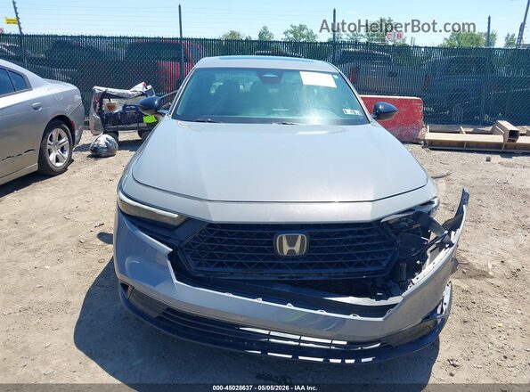 1HGCY2F50PA000199 2023 HONDA ACCORD Gray Widok wnętrza z tyłu