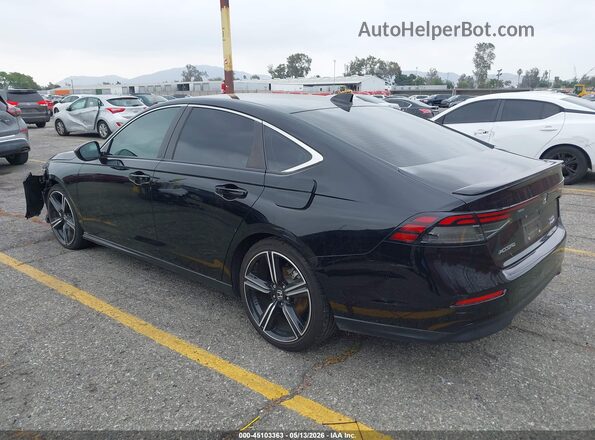 1HGCY2F50PA059060 2023 HONDA ACCORD Black Rear left