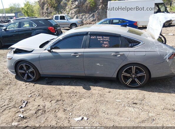 1HGCY2F50RA071292 2024 HONDA ACCORD Gray Սալոնի 360 աստիճան տեսք