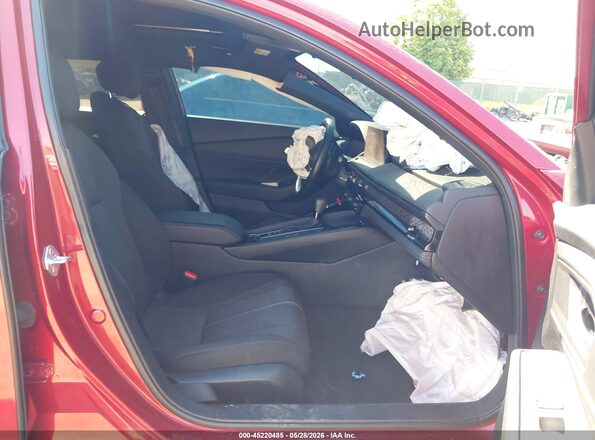 1HGCY2F51PA069838 2023 HONDA ACCORD Red Սալոնի դիմացի տեսք