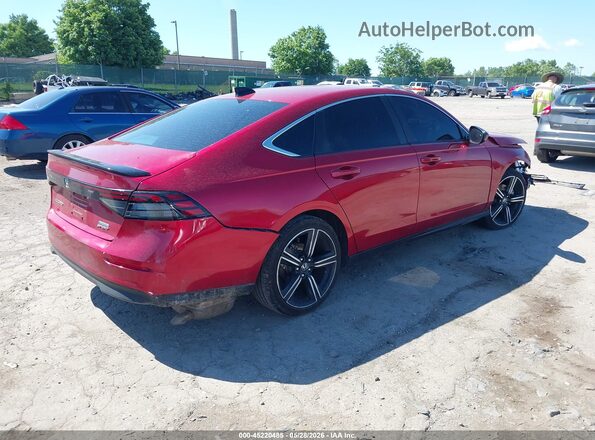 1HGCY2F51PA069838 2023 HONDA ACCORD Red Հետևի աջ