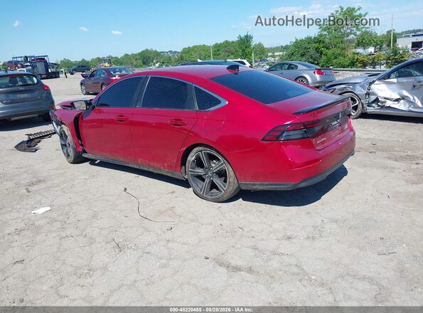 1HGCY2F51PA069838 2023 HONDA ACCORD Red Հետևի ձախ