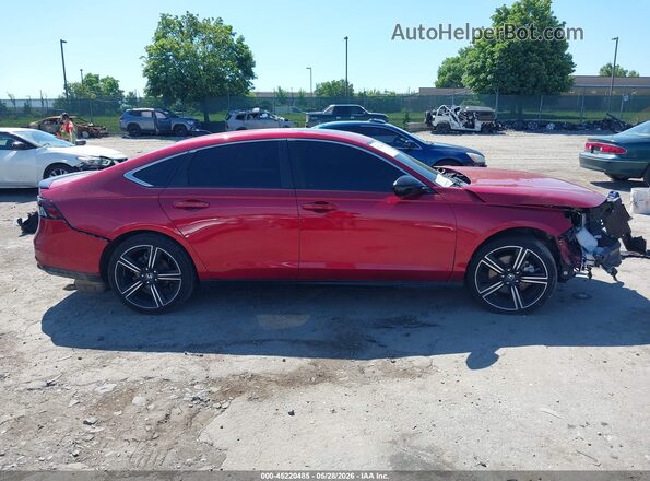 1HGCY2F51PA069838 2023 HONDA ACCORD Red Սալոնի հետևի տեսք