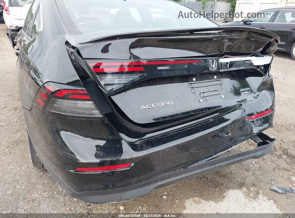 1HGCY2F51SA080847 2025 HONDA ACCORD HYBRID Black წინა ხედი