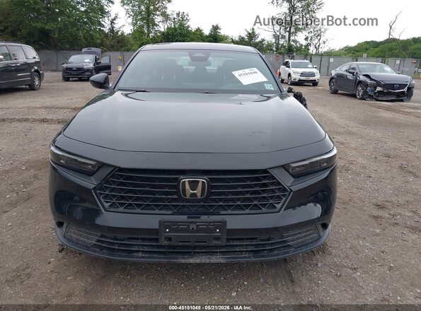1HGCY2F51SA080847 2025 HONDA ACCORD HYBRID Black უკანა სალონის ხედი