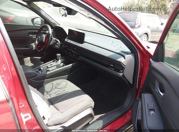 1HGCY2F52PA012032 2023 HONDA ACCORD Red წინა სალონის ხედი