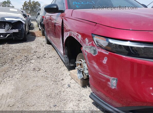 1HGCY2F52PA012032 2023 HONDA ACCORD Red ხელსაწყოთა პანელის ხედი