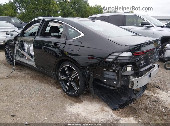 1HGCY2F52PA012595 2023 HONDA ACCORD Black Задня ліва чверть