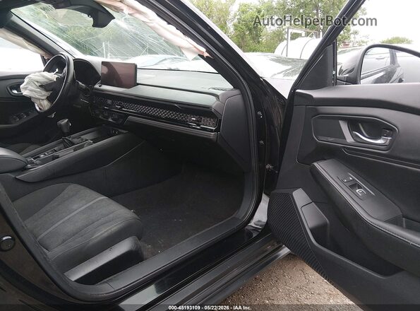 1HGCY2F52PA012595 2023 HONDA ACCORD Black Вид салону спереду
