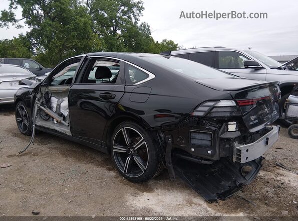 1HGCY2F52PA012595 2023 HONDA ACCORD Black Вид спереду