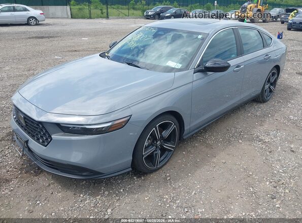 1HGCY2F52PA065376 2023 HONDA ACCORD HYBRID Gray 