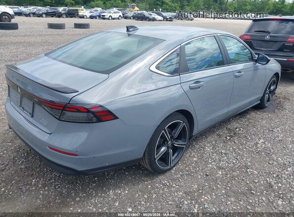 1HGCY2F52PA065376 2023 HONDA ACCORD HYBRID Gray 