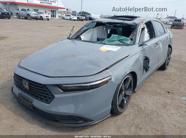 1HGCY2F52SA061711 2025 HONDA ACCORD HYBRID Blue Przód lewy