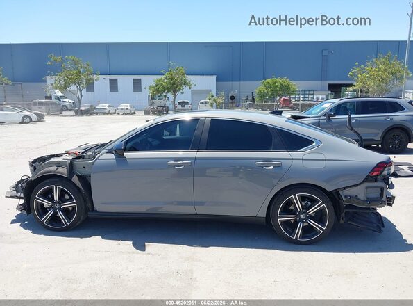1HGCY2F53RA046614 2024 HONDA ACCORD Gray უკანა სალონის ხედი