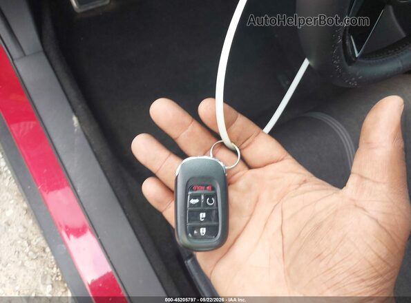 1HGCY2F54PA063466 2023 HONDA ACCORD Burgundy წინა პანელის ხედი