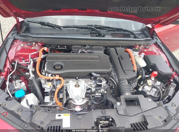 1HGCY2F54PA063466 2023 HONDA ACCORD Burgundy უკანა ხედი
