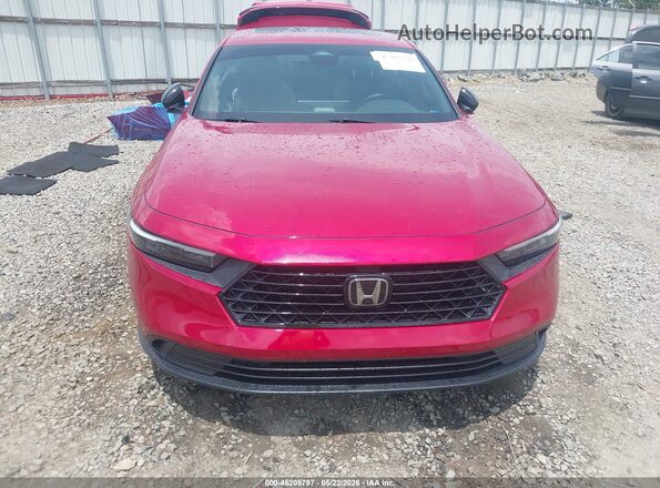 1HGCY2F54PA063466 2023 HONDA ACCORD Burgundy უკანა სალონის ხედი