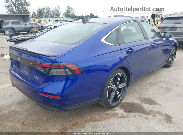 1HGCY2F54RA038019 2024 HONDA ACCORD Синий Задняя правая четверть