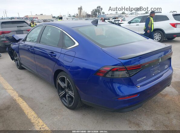 1HGCY2F54RA038019 2024 HONDA ACCORD Синий Задняя левая четверть