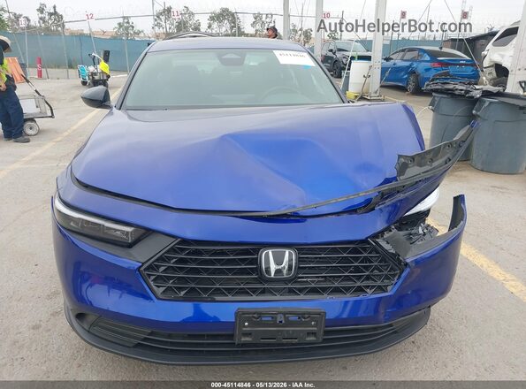1HGCY2F54RA038019 2024 HONDA ACCORD Синий Вид задней части салона
