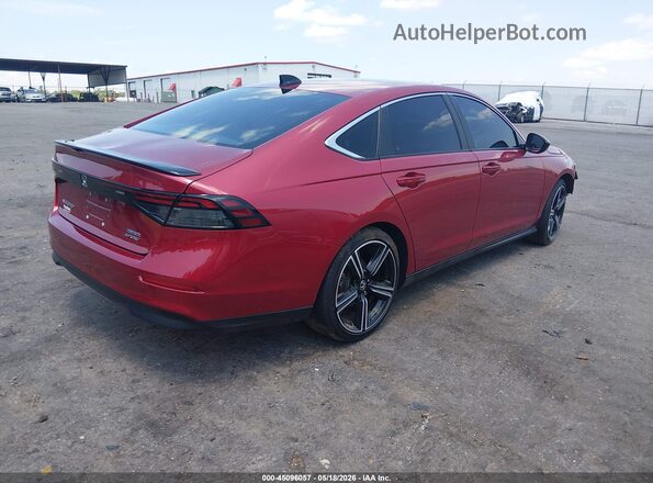 1HGCY2F54SA013336 2025 HONDA ACCORD Red უკანა მარჯვენა