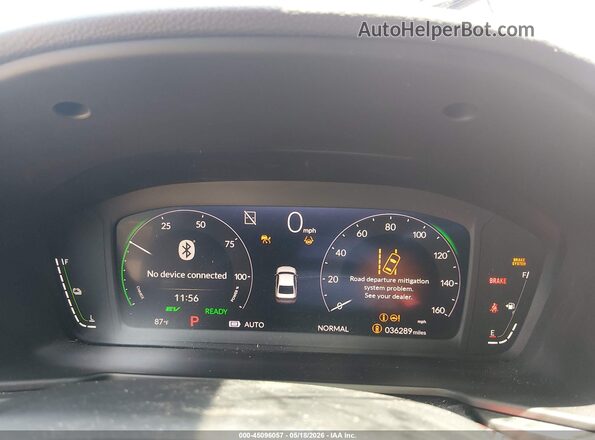 1HGCY2F54SA013336 2025 HONDA ACCORD Red უკანა სავარძლების ხედი