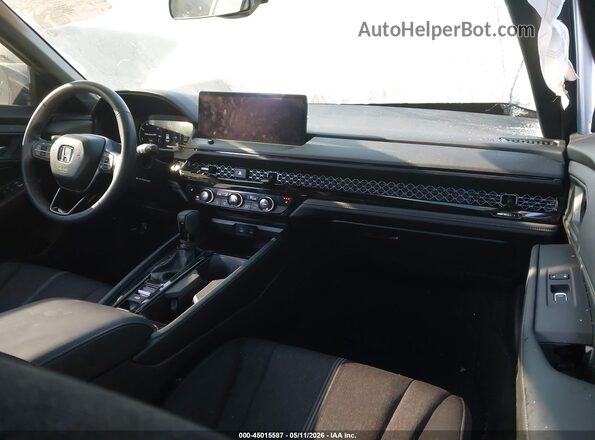1HGCY2F54SA020416 2025 HONDA ACCORD White Widok wnętrza z przodu