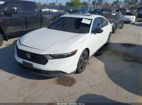 1HGCY2F54SA020416 2025 HONDA ACCORD White Przód lewy
