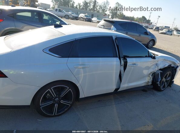 1HGCY2F54SA020416 2025 HONDA ACCORD White Widok wnętrza z tyłu
