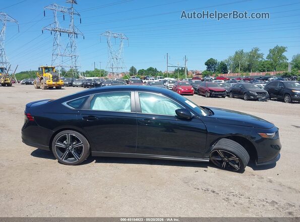 1HGCY2F54SA033246 2025 HONDA ACCORD HYBRID Black Vista interior trasera