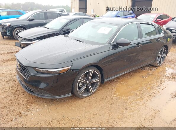 1HGCY2F55RA082966 2024 HONDA ACCORD Black Przód lewy
