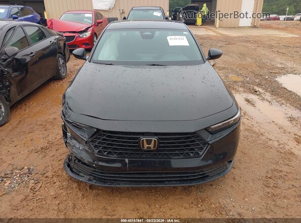1HGCY2F55RA082966 2024 HONDA ACCORD Black Widok zestawu wskaźników