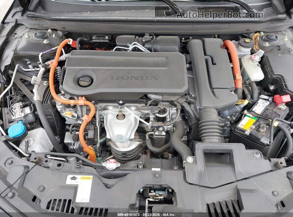 1HGCY2F56RA075895 2024 HONDA ACCORD HYBRID Black Հետևի տեսք