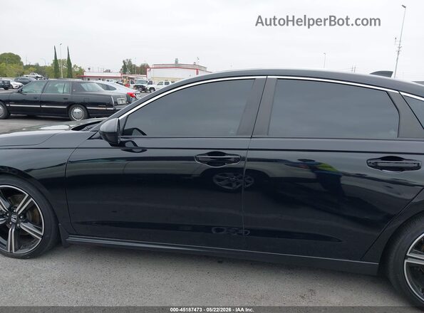 1HGCY2F56RA075895 2024 HONDA ACCORD HYBRID Black Սալոնի 360 աստիճան տեսք