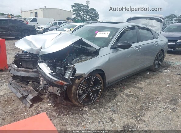 1HGCY2F56SA029683 2025 HONDA ACCORD Silver Առջևի ձախ երեք քառորդ տեսարան