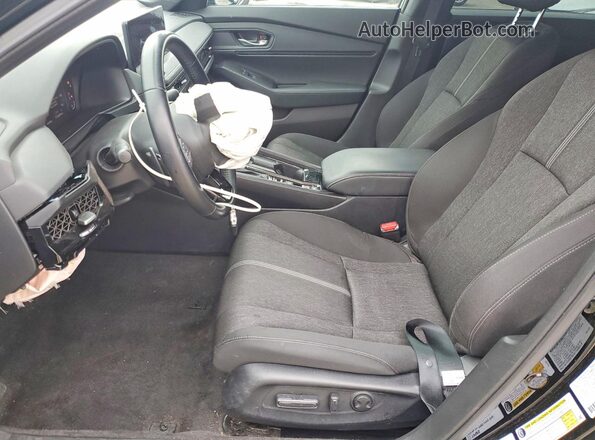 1HGCY2F56SA056558 2025 HONDA ACCORD Black Front interior view