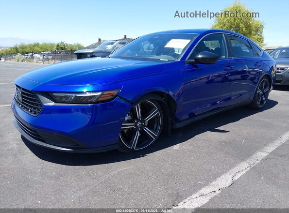 1HGCY2F58RA027072 2024 HONDA ACCORD Blue Vista tres cuartos delantera izquierda