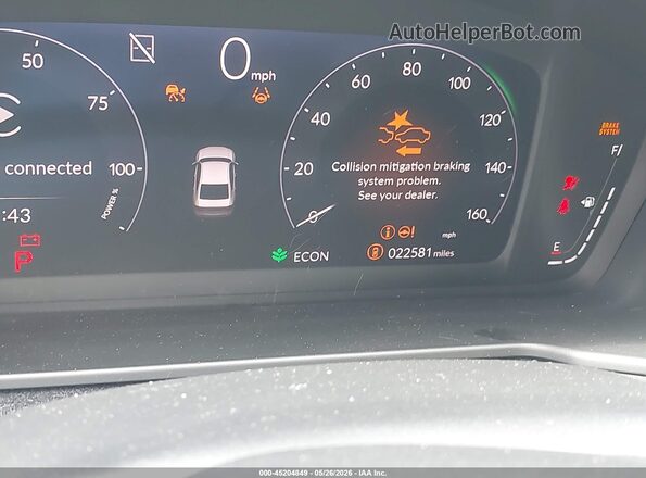 1HGCY2F58SA012108 2025 HONDA ACCORD Gray Հետևի նստատեղերի տեսք