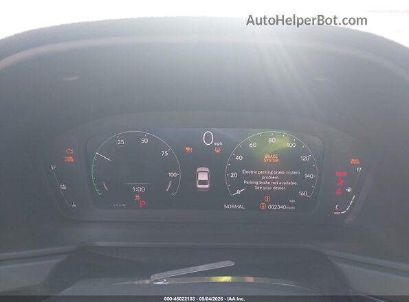 1HGCY2F58SA094244 2025 HONDA ACCORD Gray უკანა სავარძლების ხედი