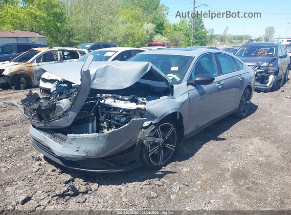 1HGCY2F58SA094244 2025 HONDA ACCORD Gray წინა მარცხენა ხედი სამი მეოთხედიდან