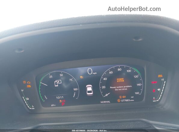 1HGCY2F59PA045285 2023 HONDA ACCORD Blue Вид задніх сидінь
