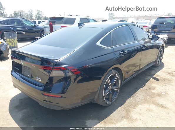 1HGCY2F59RA071503 2024 HONDA ACCORD Черный Задняя правая четверть