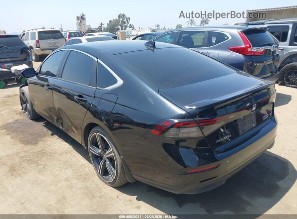 1HGCY2F59RA071503 2024 HONDA ACCORD Черный Задняя левая четверть